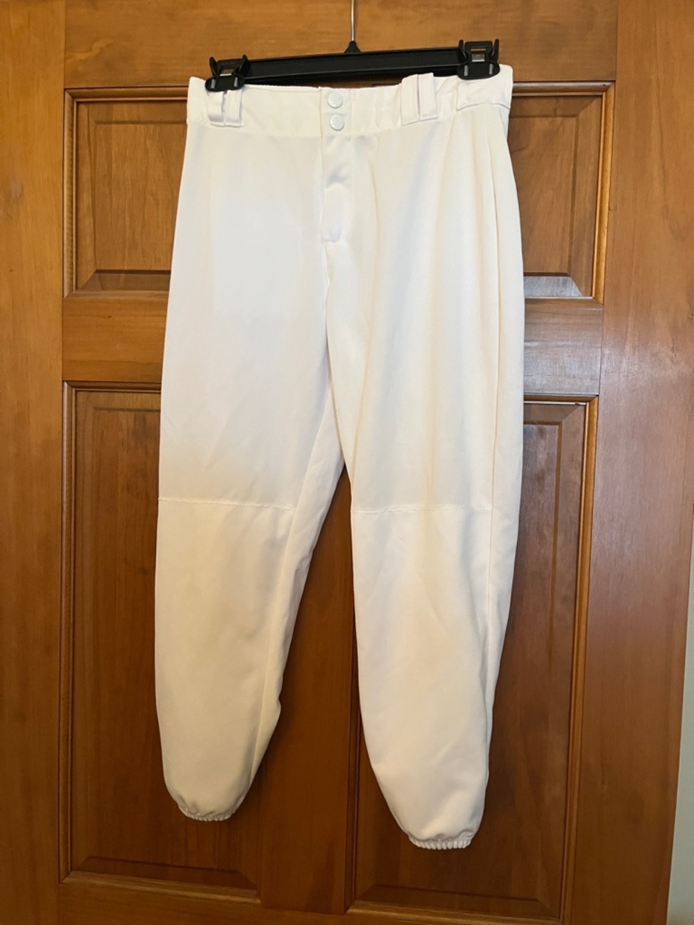 Women’s White Athletic Stretch Baseball Pants